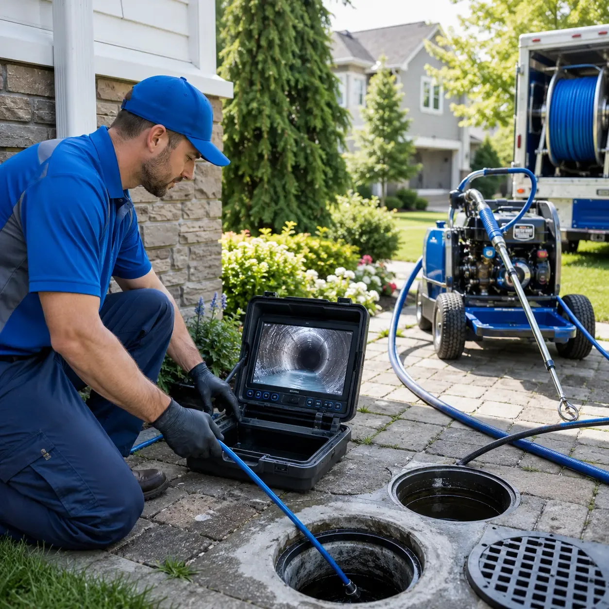 Outdoor drain cleaning professionals serving Stanley, NC